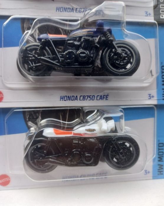 Conj 3 hot wheels honda cb750 café