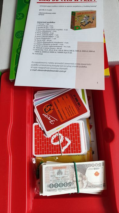 Gnaj do celu w PRL-u gra planszowa