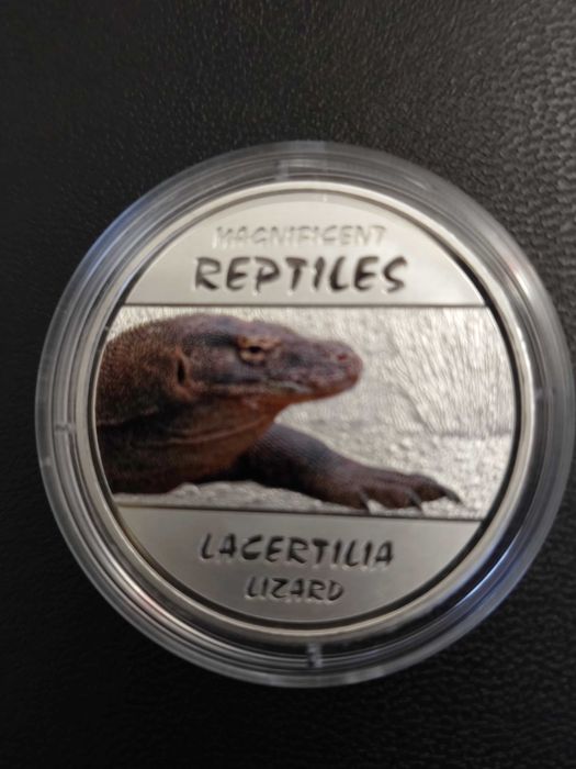 Набор монет Конго - РЕПТИЛИИ - 4 Монеты