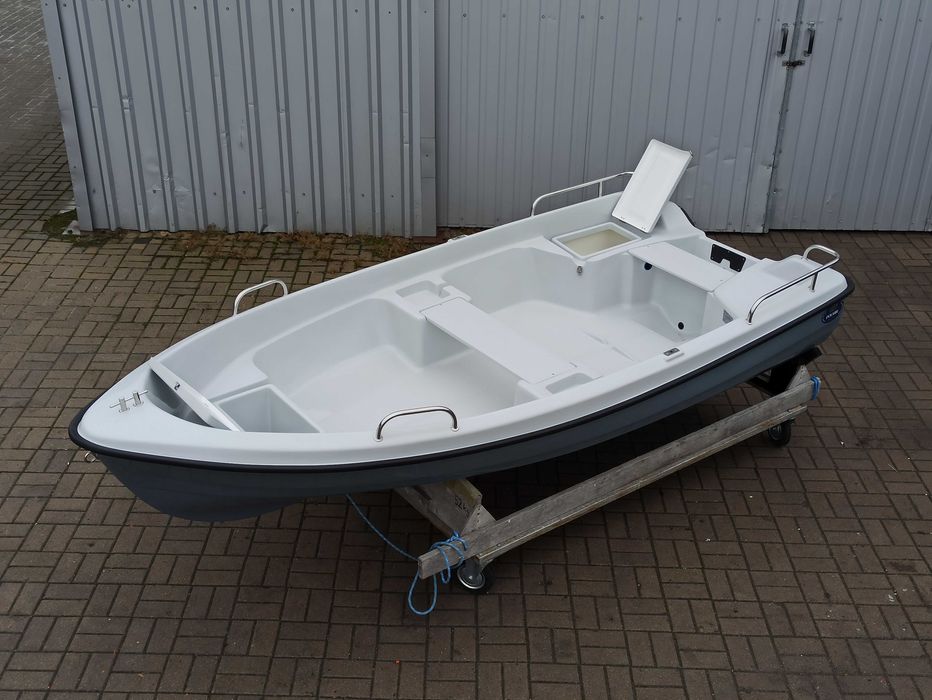 ! PROMOCJA ! łódka wędkarska DELFINA 360 z relingami do elektryka