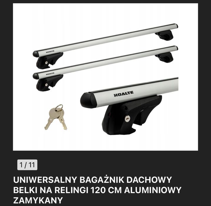 Bagażnik dachowy rowery