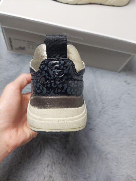 Tamaris czarne sneakersy damskie rozmiar 37
