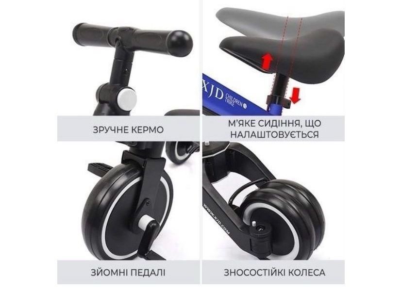 Беговел трехколесный велосипед 3 в 1