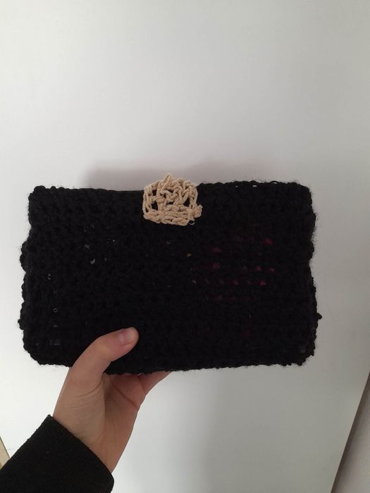 Etui na książkę z włóczki - szydełko ręczne