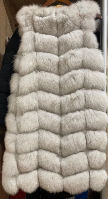 Меховая жилетка, размер S/M