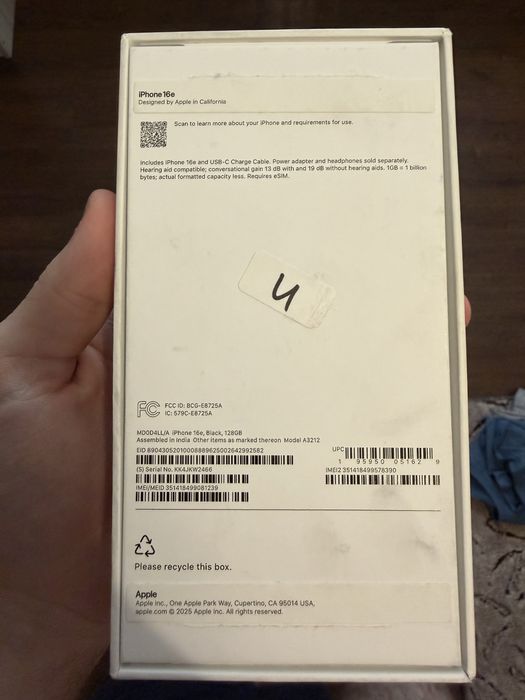 Apple Iphone 16e e-sim