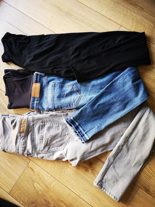 Zestaw spodni HM mama jeans 2 szt. Spodnie ciążowe