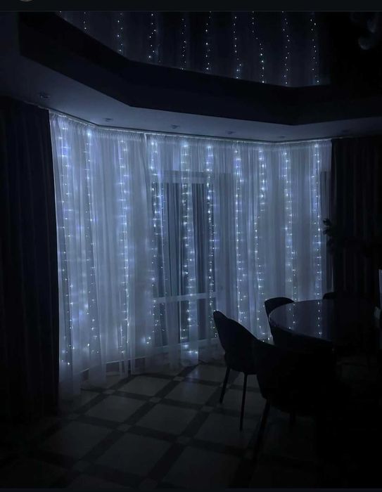 Гірлянда новорічна штора