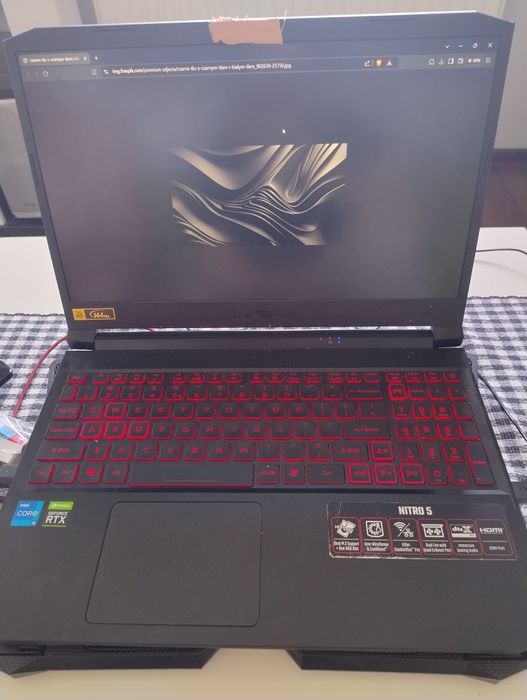 Acer Nitro 5 i5-11400H/16GB/512 RTX3050Ti 144Hz laptop gamingowy