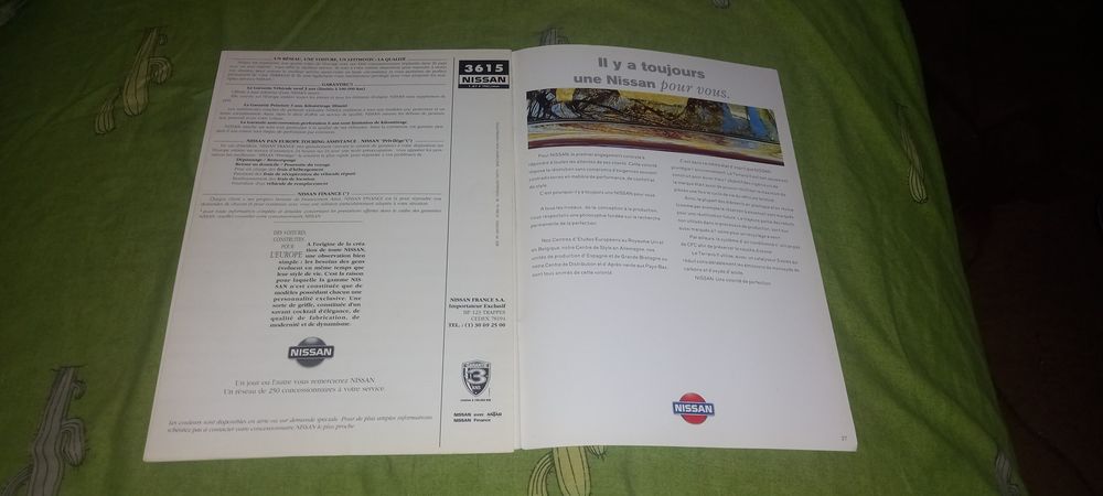 Брошура Nissan Terrano II 1995-96 рр. LX SLX SE 2.4i 2.7 TD