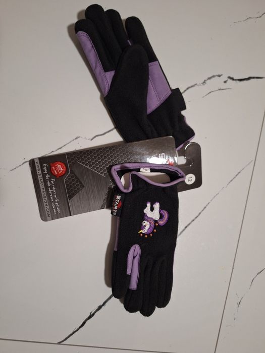 Rękawiczki jeździeckie dla dziewczynki