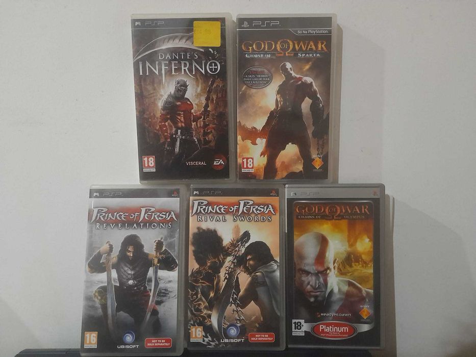 Pack 5 jogos raros CIB para PSP (vendo tudo junto ou individual)