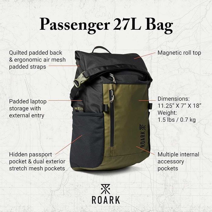 Mochila Roark Day Trip Passenger 27L 2.0
