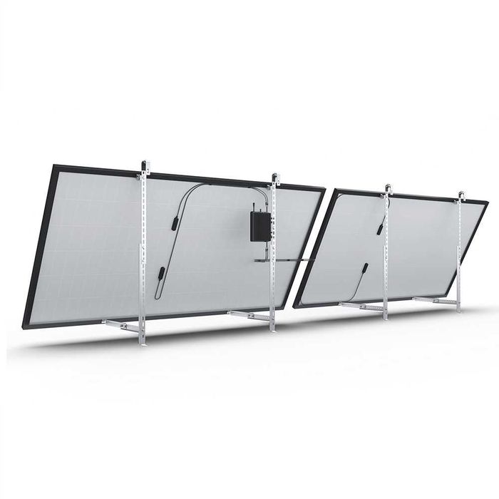 Uchwyt balkonowy na moduł/panel fotowoltaiczny, regulowany kąt, aluminium, Łódź
