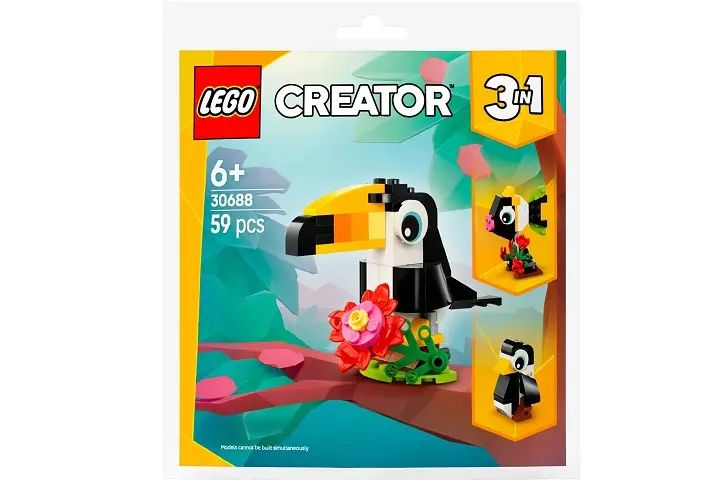 LEGO Creator Tropikalny tukan 3w1 30688. LEGO. Nowy Produkt