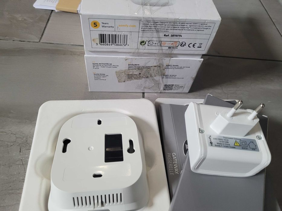 Somfy Termostat przewodowy V2 - zdalnie sterowany
