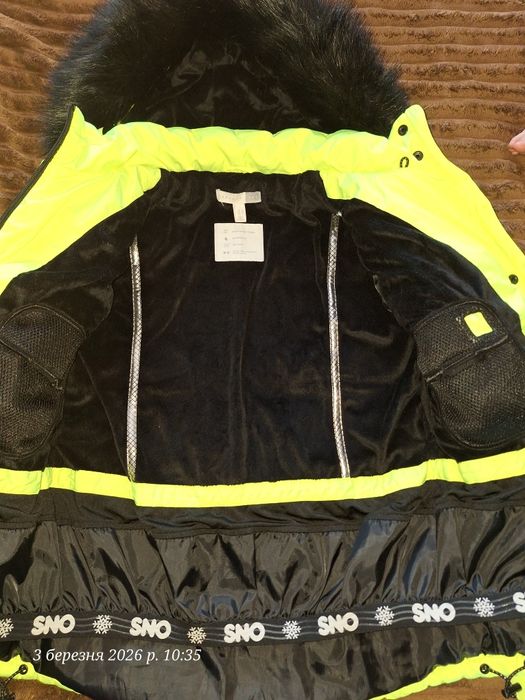 Лижна куртка на дівчинку