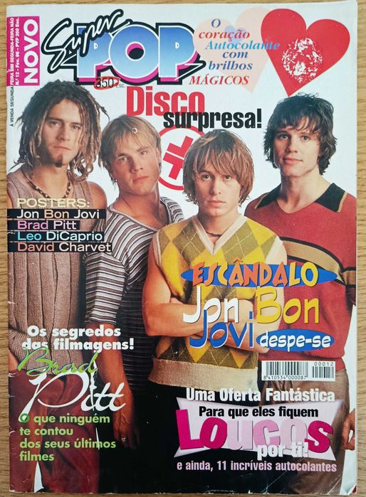Revista Super POP nº 12 de fevereiro 1996 - Bon Jovi