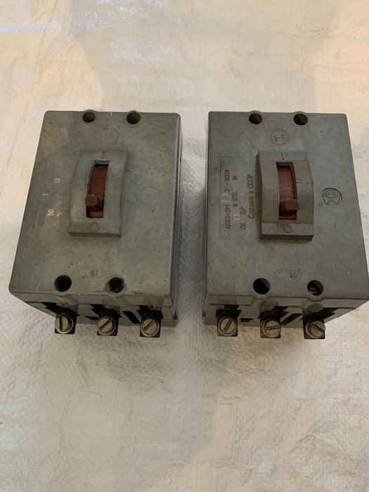 Автомат ВА57Ф35, АК50КБ-3М 25А, АЕ 2046, А3716, А 3124.