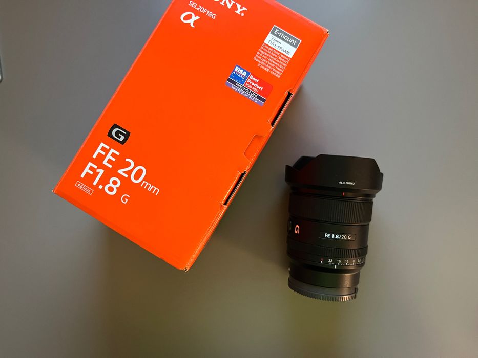 Sony FE 20 mm f/1.8 G – stan idealny
