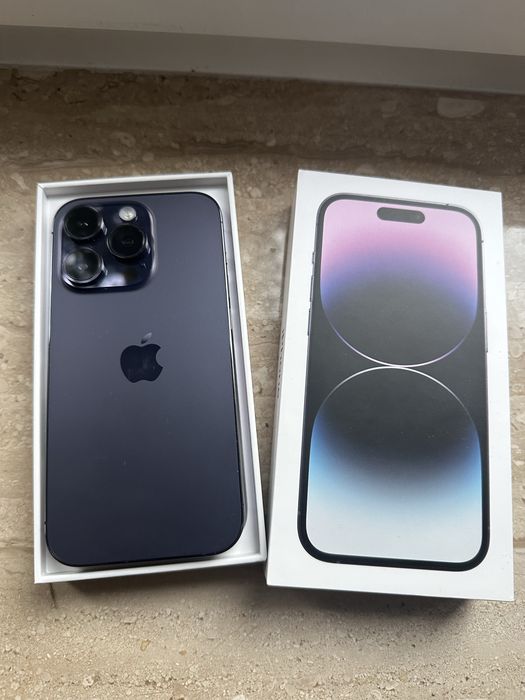 Apple iPhone 14 Pro 256GB (Deep Purple) – Bateria 86%, Stan Idealny, Wersja eSIM