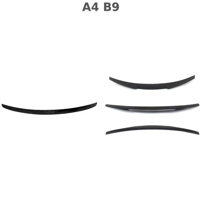 Audi A3 / A4 / A5 / A6  спойлер багажника стиль S, M4 черный глянец