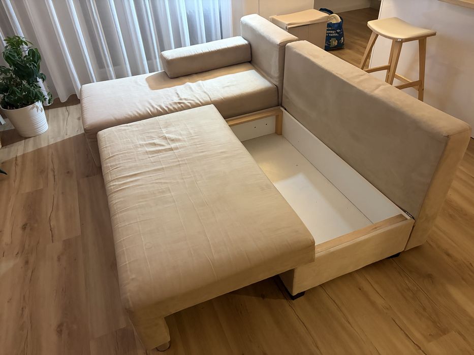 Vende-se Sofá-cama bege