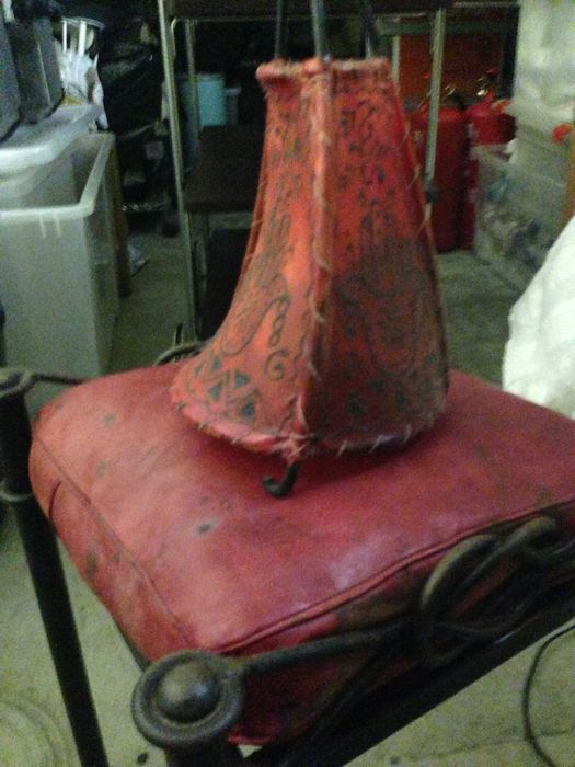 Banqueta e Candeeiro Estilo Árabe