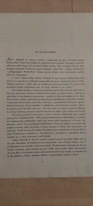 Serce - Edmund de Amicis