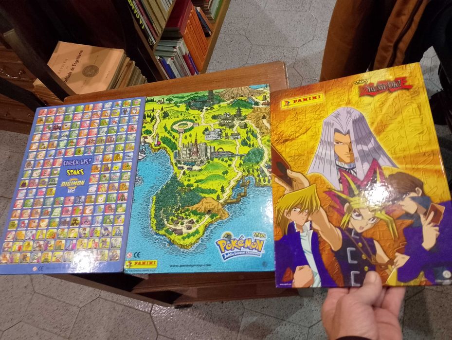 Pokémon - Yu-Gi-Oh! Digimon 3 Tabuleiros Panini