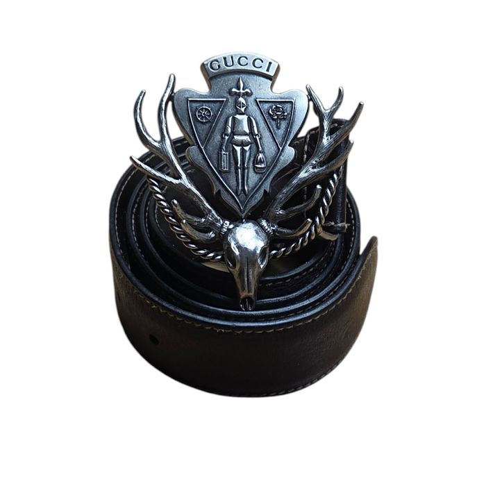 Pasek Skórzany Gucci Hysteria Antler Crest Deer