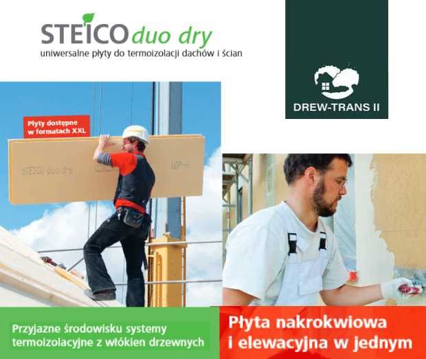 Elewacyjne płyty termoizolacyjne na elewacje, płyty nakrokwiowe STEICO