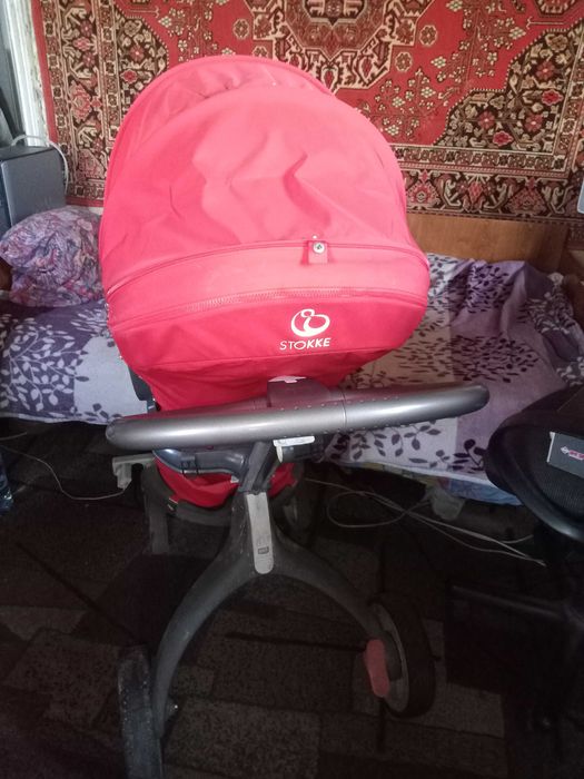 Коляска Stokke xplory V4, Стоке, 2 в 1, зимовий комплект