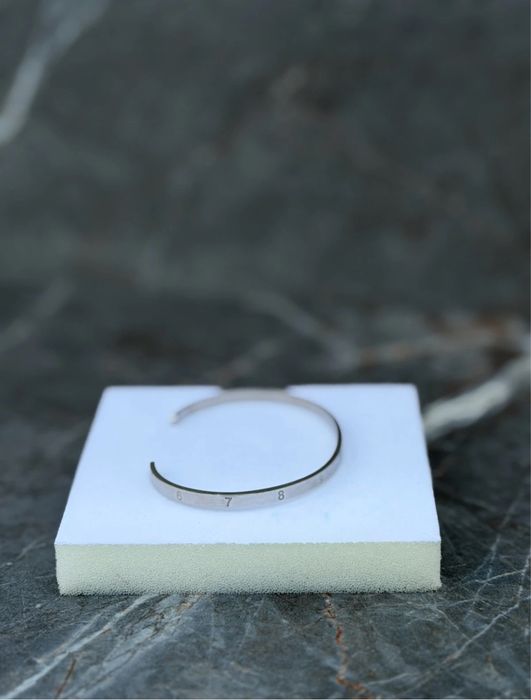 Браслет Maison Margiela Numbers Cuff Silve