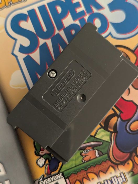 Super Mario Advance 4 Bros 3 GBA BOX Oryginał Karta e-Reader Instrukcja