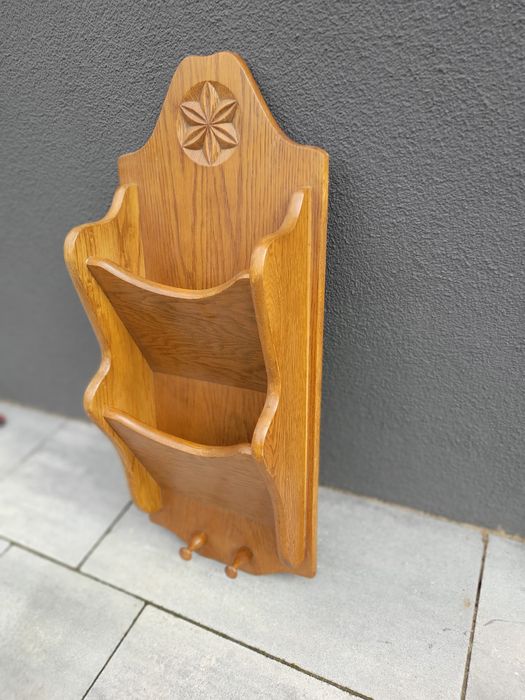 Półko wieszak z drzewa