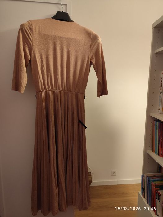 Vestido rosa brilhante L