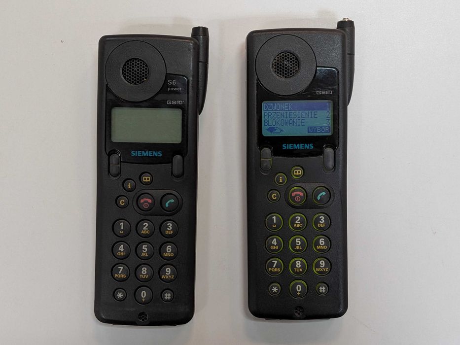 Siemens S6 + S6 Power sprawne, simlock Era/T-Mobile, dla kolekcjonera