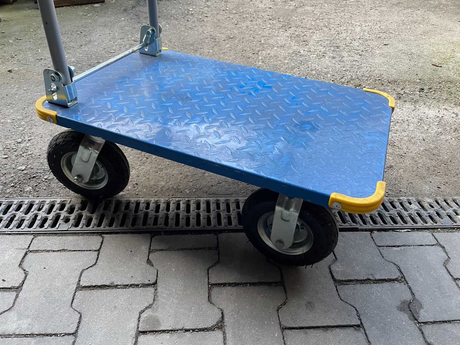 Wózek platformowy transportowy magazynowy 450 kg HIGHER