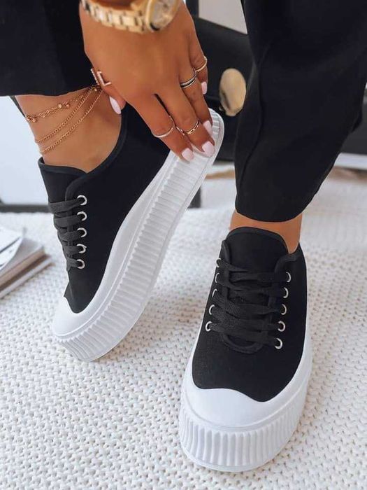 Trampki damskie na wysokiej platformie rozmiar 40