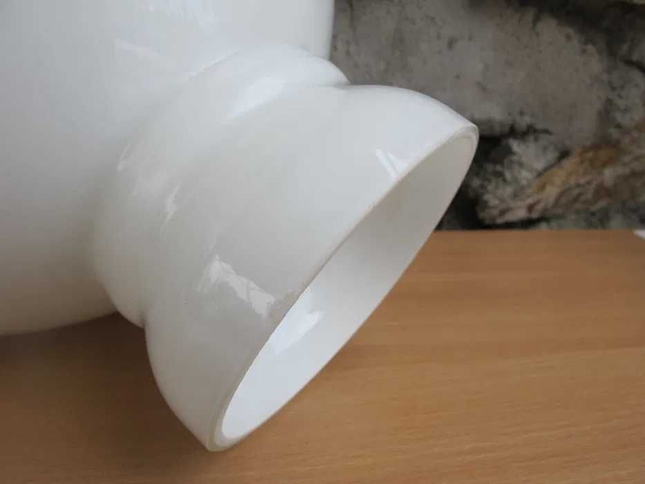 Duży szklany Klosz do lampy naftowej_ALADYN_otwór montaż 192 mm