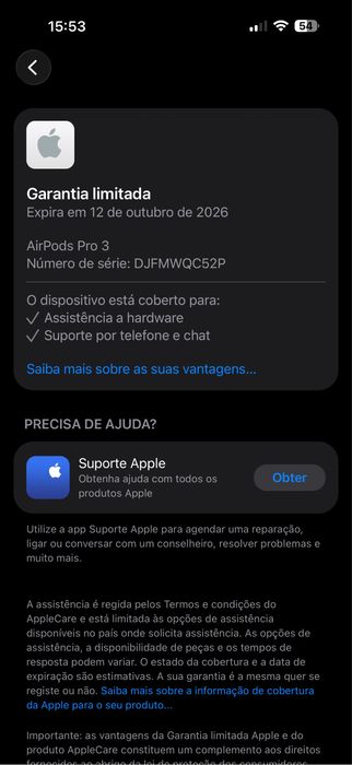 Iphone 17e 512GB Novo / Airpods pro 3