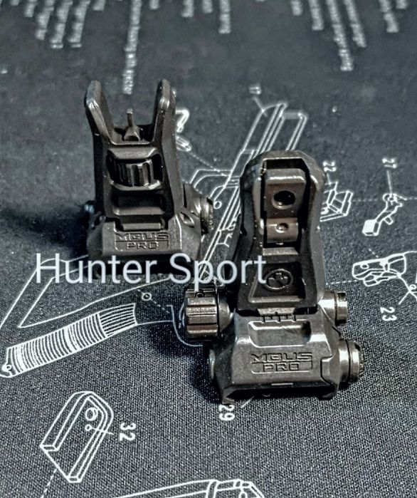 Складные механические, прицельные Мушка и Целик Magpul Mbus Pro Цілик