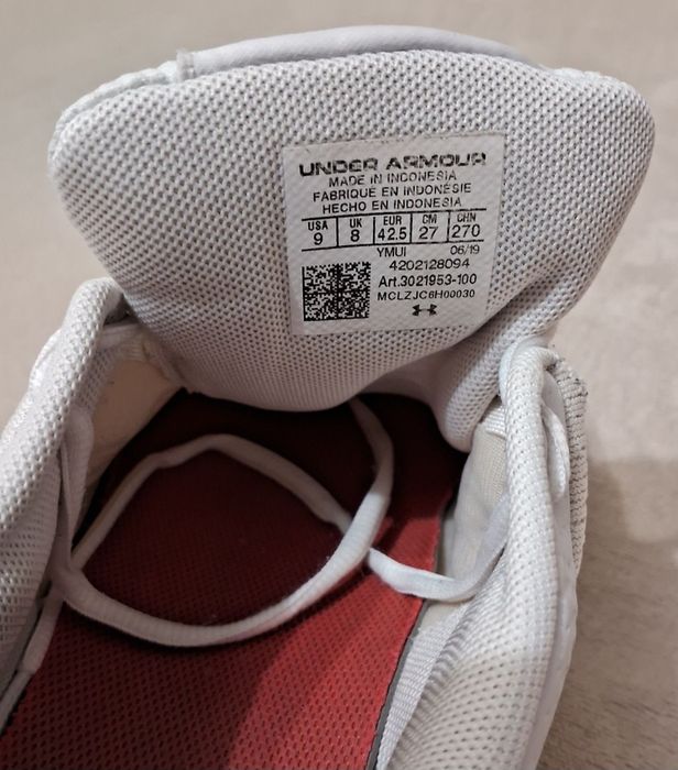 Кроссовки Under Armour Оригинал.Размер 42.5