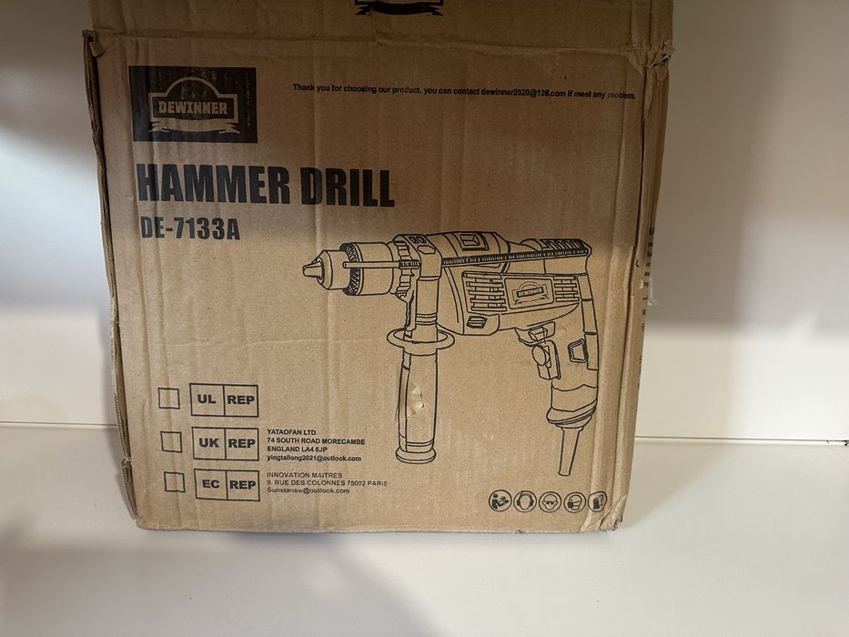 Wiertarko-wkrętarka udarowa DEWINNER Drill 710W