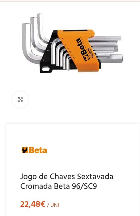 Ferramentas BETA e BAHCO novas