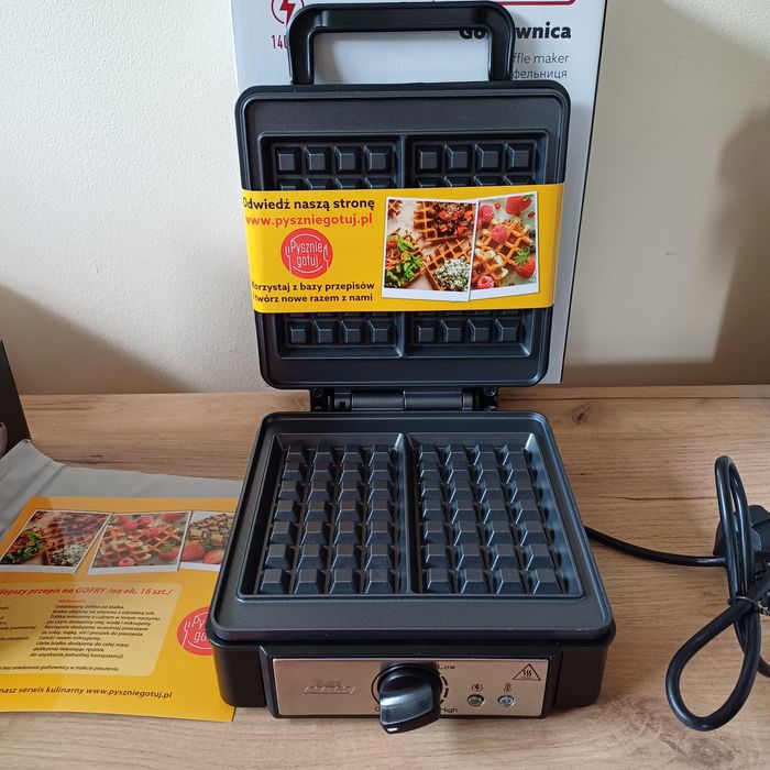 Gofrownica MPM mocna 1400 W nowa, gwarancja