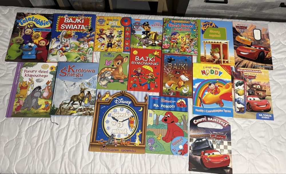 Zestaw ksiazek i bajek dla dzieci