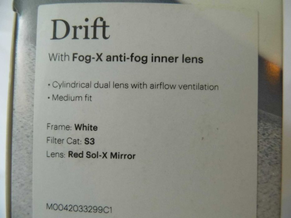 Gogle narciarskie Smith Drift White S2-3 Red mirror różne modele