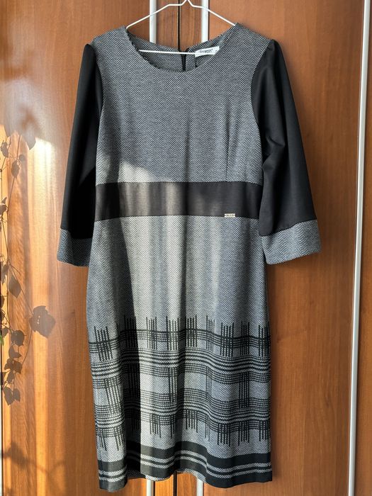 Жіноча класична міді сукня 46р. (50-52р), нова!